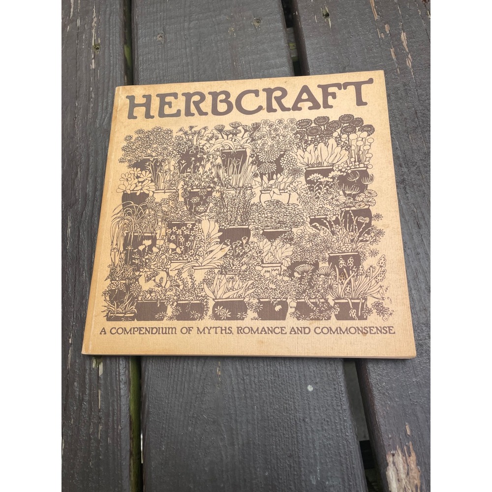 Herbcraft Violet Schafer Win Ng 1971 Yerba Buena Press Vintage Herb Guide Book